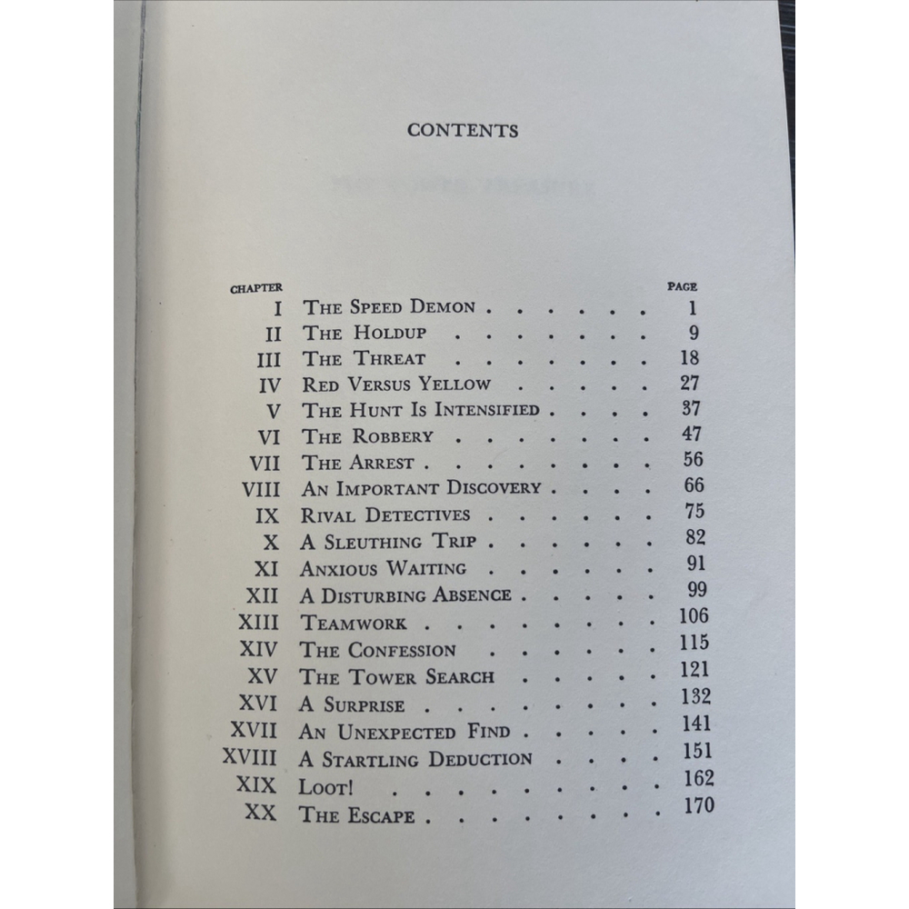 Vintage The Hardy Boys The Tower Treasure Book 1 Franklin W Dixon 1959 - Picture 6 of 6